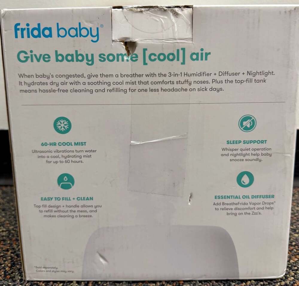 Frida Baby 3-in-1 Humidifier + Diffuser + Nightlight - Picture 6 of 7